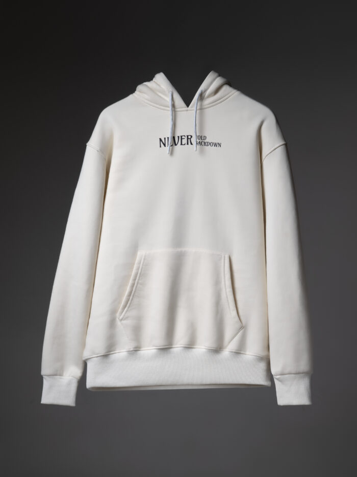 WavyCouture Premium Cotton Never Fold Backdown Hoodie - Image 2