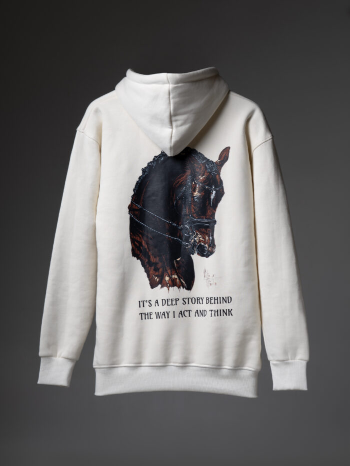 WavyCouture Premium Cotton Never Fold Backdown Hoodie - Image 3