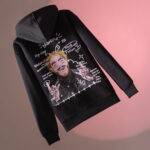 WavyCouture Premium Cotton Black Hoodie