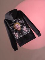 WavyCouture Premium Cotton Black Hoodie