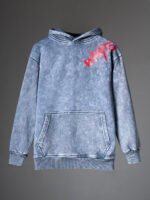 WavyCouture Premium Cotton Acid Wash Hoodie