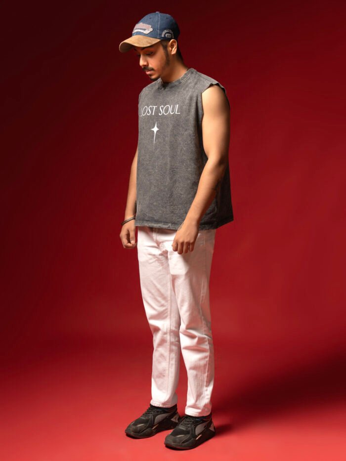 WavyCouture Lost Soul Oversized Tank Top - Image 6