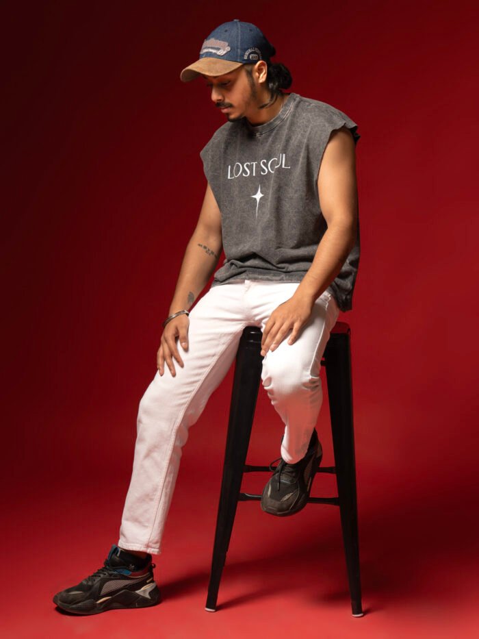 WavyCouture Lost Soul Oversized Tank Top - Image 7