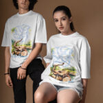 WavyCouture White Elephant Oversized Unisex T-Shirt