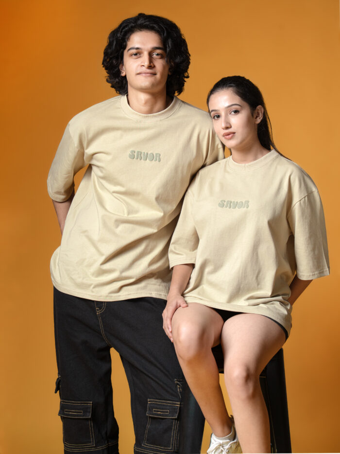 WavyCouture Anti Social Unisex Oversized T-Shirt - Image 2