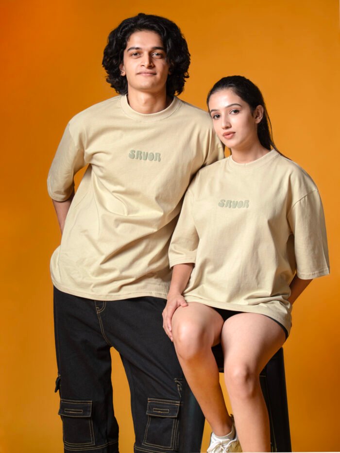 WavyCouture Anti Social Unisex Oversized T-Shirt - Image 2