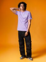 WavyCouture Lavender Classic fit Cotton T-Shirt - Image 3