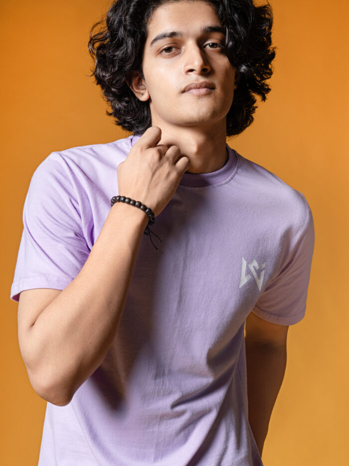 WavyCouture Lavender Classic fit Cotton T-Shirt - Image 2