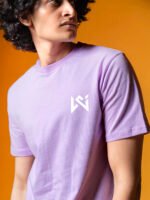 WavyCouture Lavender Classic fit Cotton T-Shirt