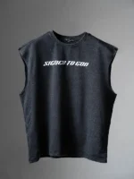 WavyCouture Cotton Signed to God Premium Tank Top - Image 2