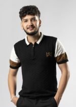 WavyCouture Cotton Striped Multicolor Polo T-Shirts - Image 6