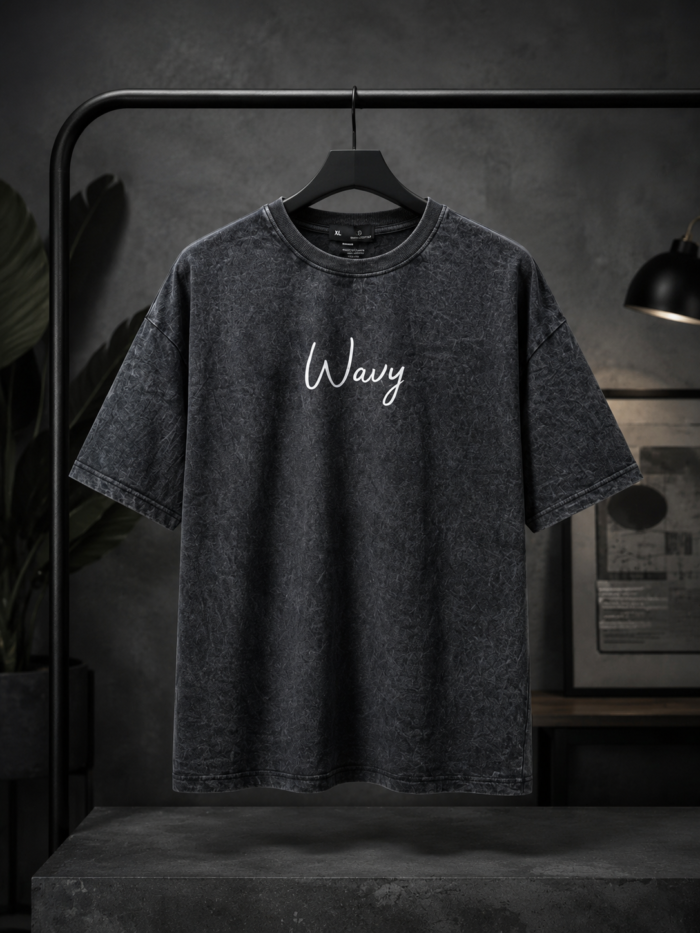WavyCouture Cotton Wavy Official Acid Wash Tank Top - Image 4