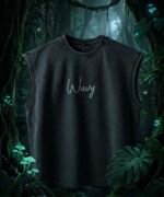 WavyCouture Cotton Tiger Acid Wash Tank Top - Image 4